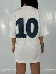 T-Shirt 10 Donna | Denim Reworked & Ricamo a Mano