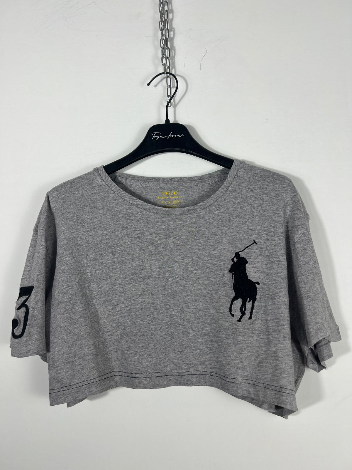 T-shirt crop Ralph Lauren tg. UNICA