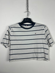 T-shirt crop Tommy a righe tg. UNICA