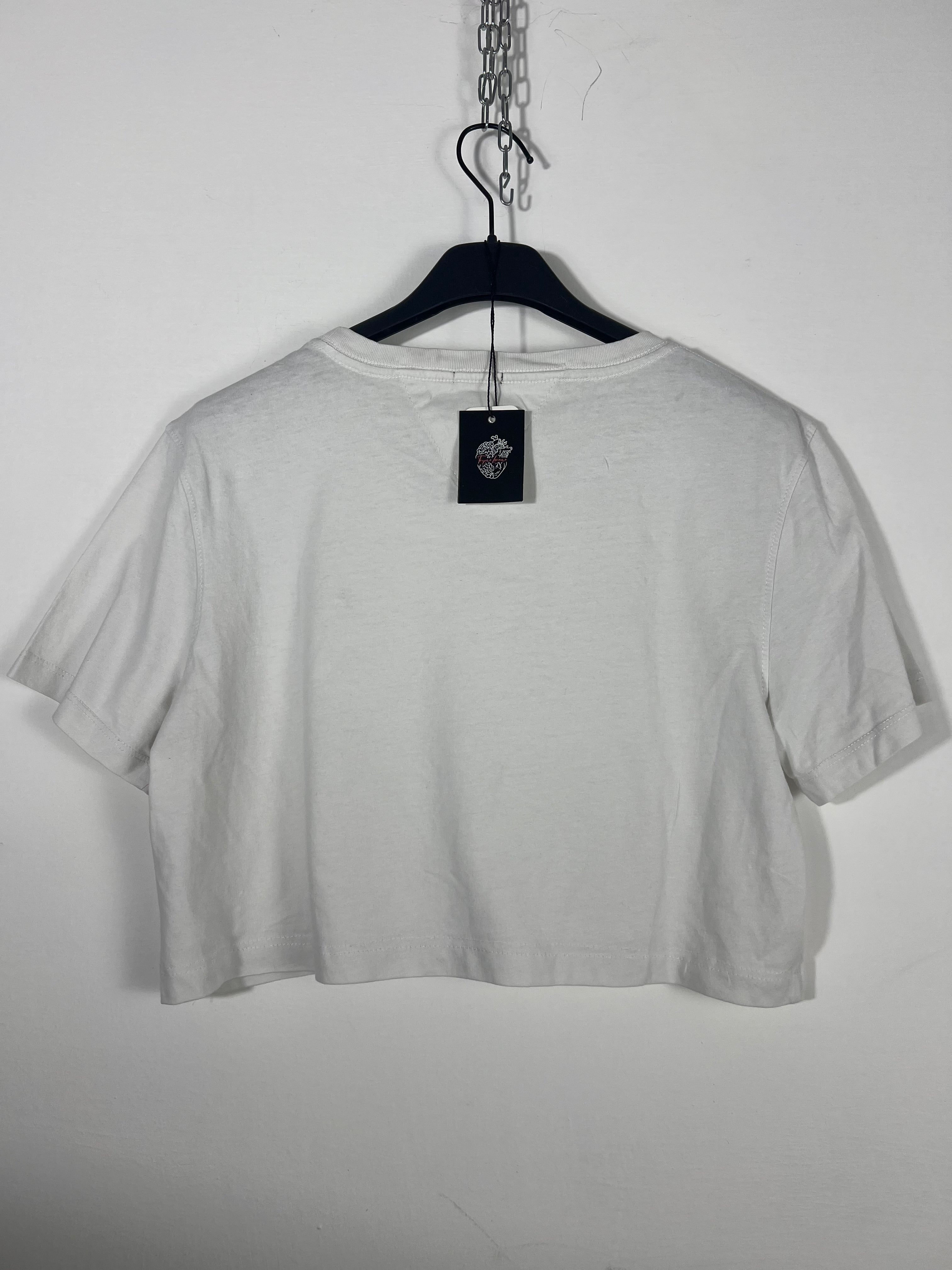 T-shirt crop Tommy Hilfiger tg. UNICA