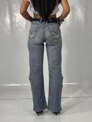 Jeans Levi’s rework con perle tg 40