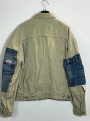 Giacca beige con toppe tg. M