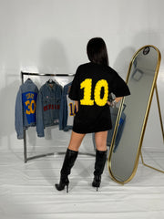 T-shirt Numero 10  "DONNA" Black