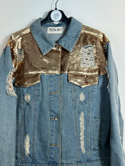 Giacca con strass tg. M