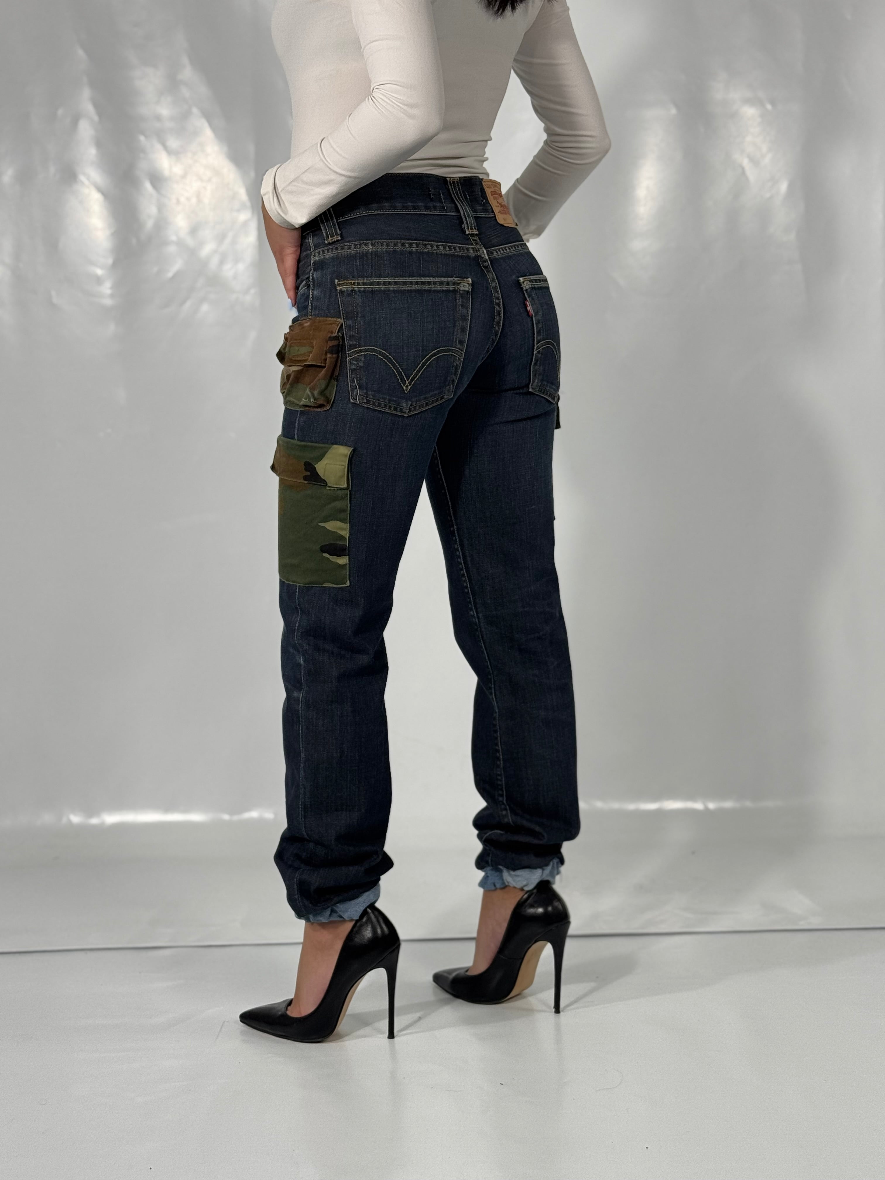 Jeans Levi’s rework cargo tg S/M