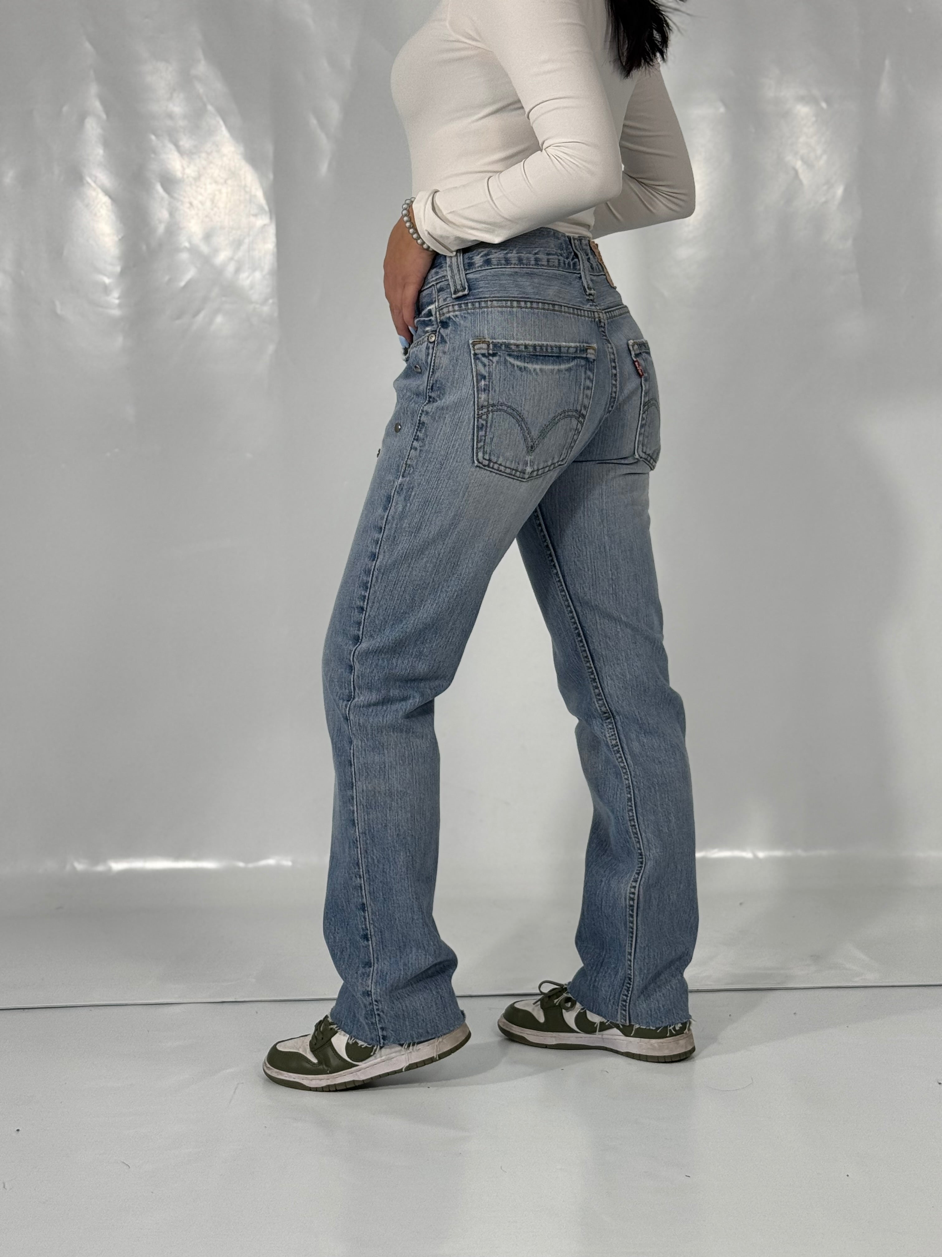 Jeans Levi’s rework con borchie tg 42/44